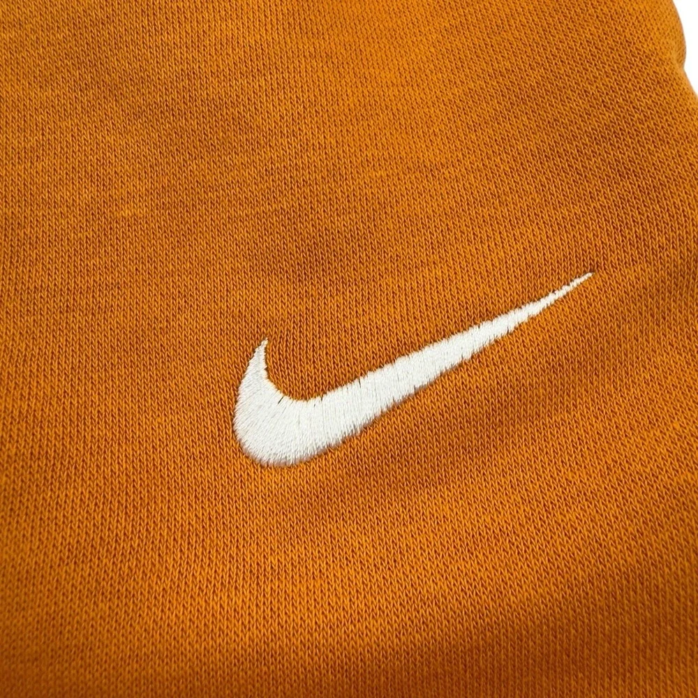 Nike Orange Cotton Polyester Drawstring Stretch Waist Shorts Women's Large‎ 7